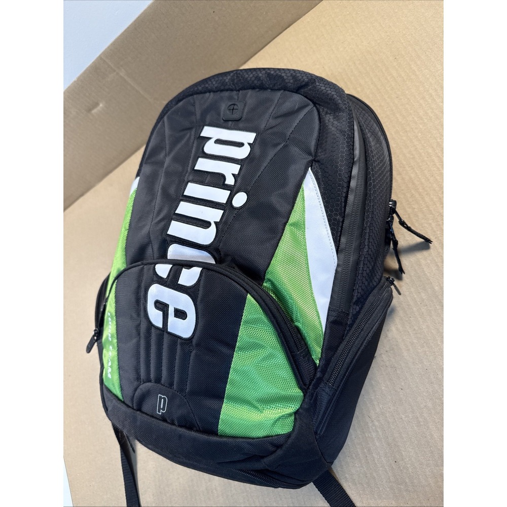 Prince Tennis Backpack Green & Black